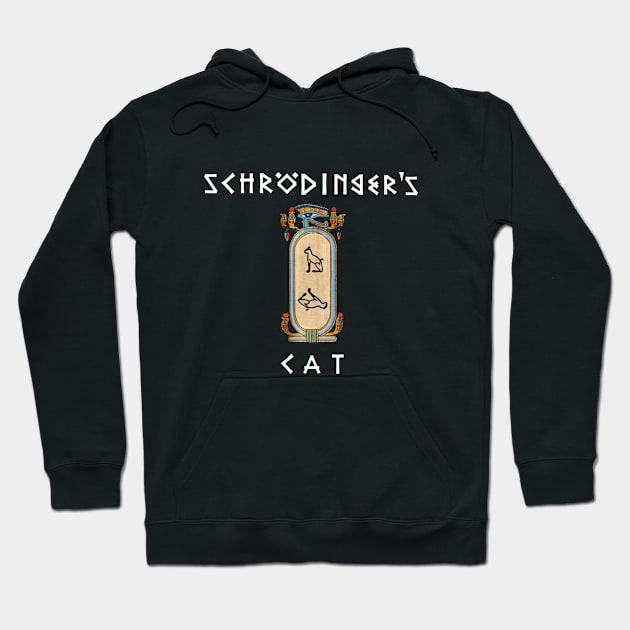 schrodinger's cat in egypt Hoodie by hrithikart24